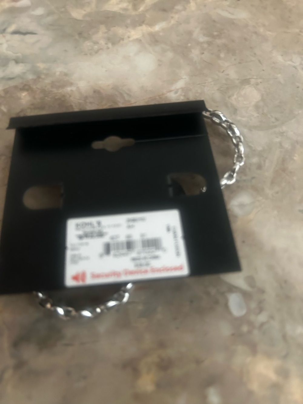 Simply Vera Vera Wang Polished Silver Chain-Link Hoop Earrings - Picture 4 of 7